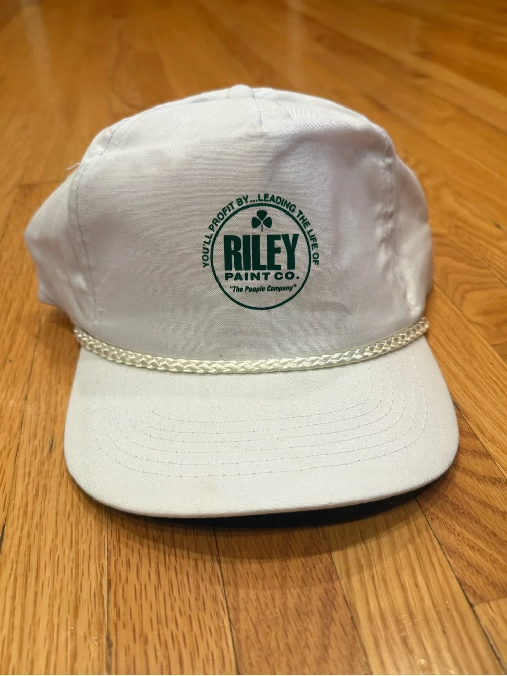 Riley Paint Company White Logo Rope-Trim Hat